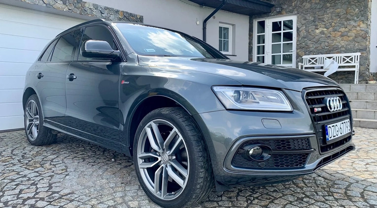 Audi SQ5 cena 115000 przebieg: 117500, rok produkcji 2015 z Góra małe 92